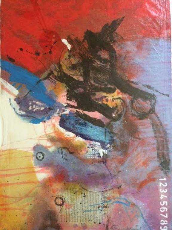 Mohammed Quraish Zeer fraaie Zeefdruk - zonder Titel II Ingelijst (Groot) kopen? Bied vanaf 99!