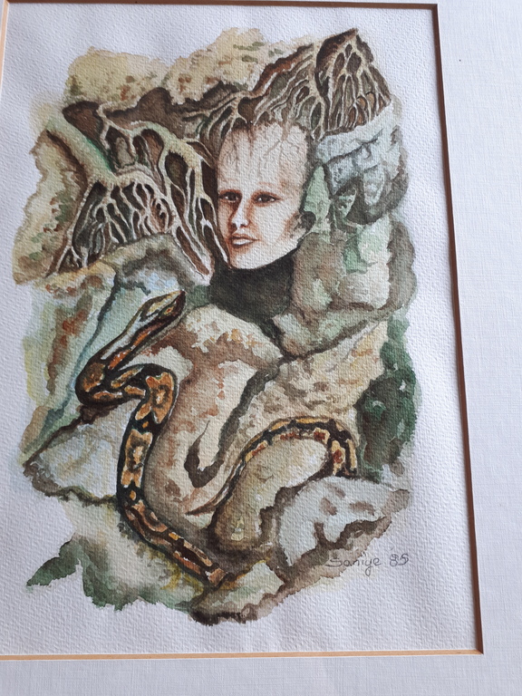 Saniye Bildircin, aquarel set getiteld Vrijheid kopen? Bied vanaf 50!