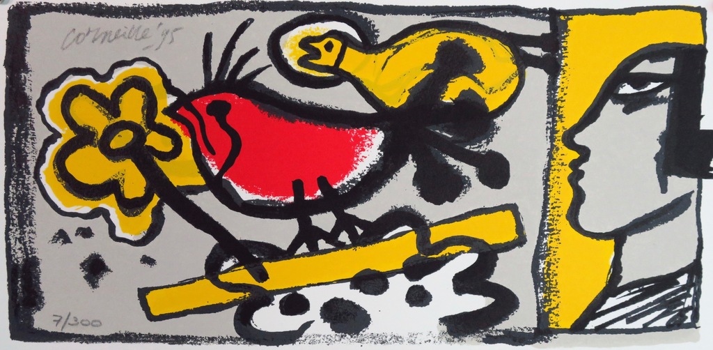 Corneille: Zeefdruk, Zonder titel kopen? Bied vanaf 1!