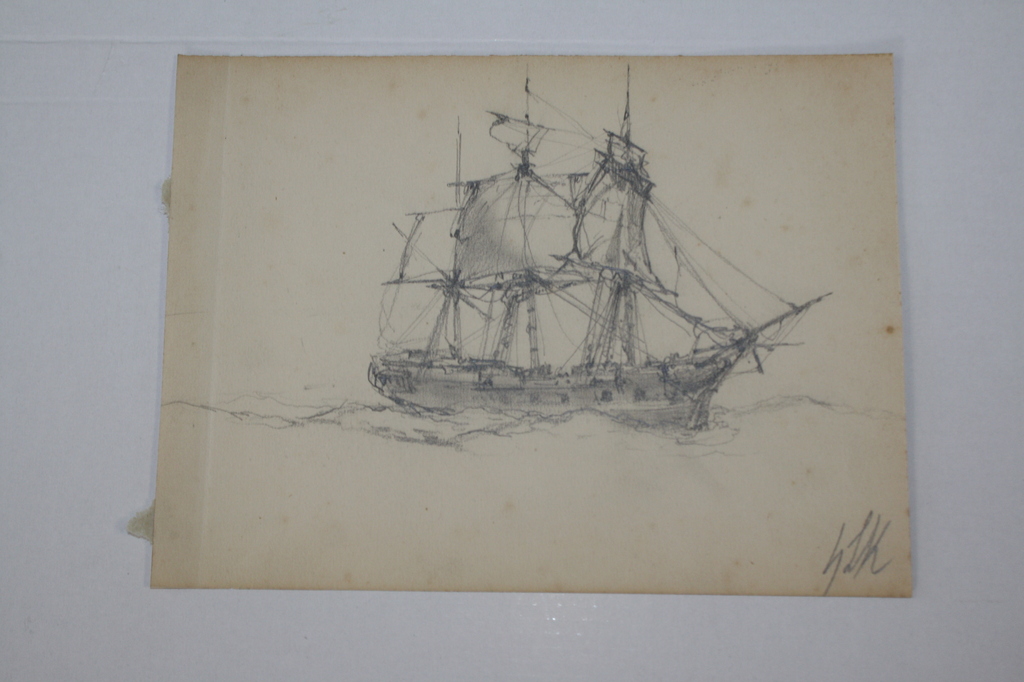 GL KIERS 1838-1916 - driemaster verkocht voor € 35!