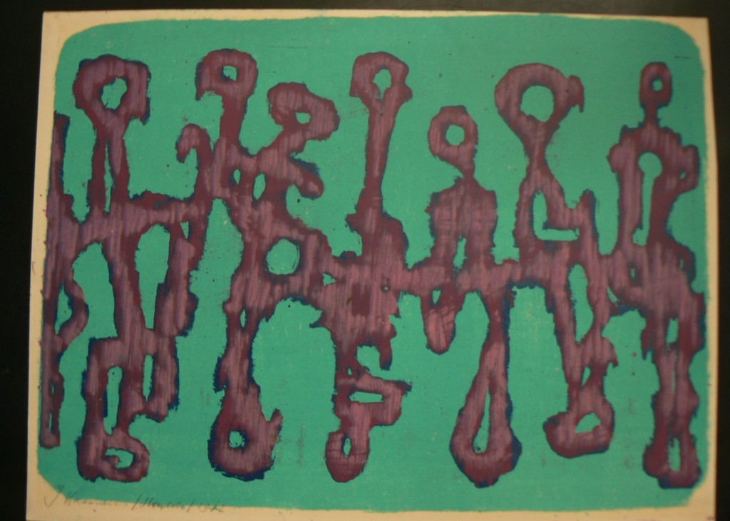 Jaap Kraanen: monotype of litho, Sleutels kopen? Bied vanaf 35!