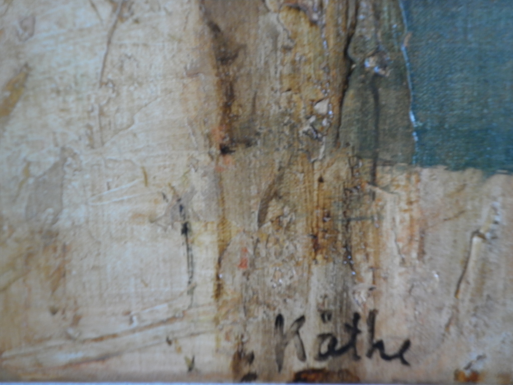 Kathe Ruyssenaars: acryl/ olieverf? op doek, Spelen kopen? Bied vanaf 1500!