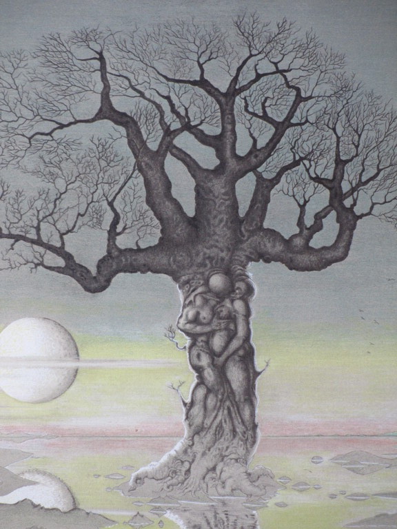 Onbekende kunstenaar, Der Baum, Kleurenlitho kopen? Bied vanaf 1!