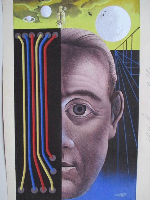 Eppo Doeve, gouache, ontwerp voor het boek "Hoe leven wij morgen?" van F. Baade kopen? Bied vanaf 80!