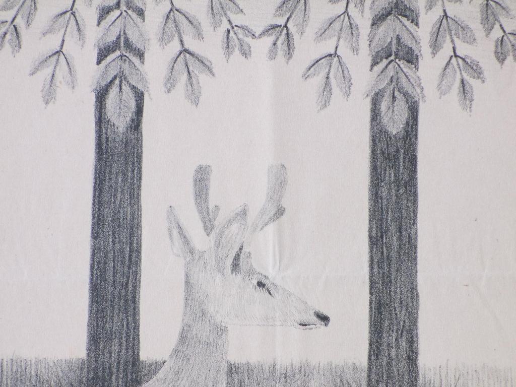 Samuel Jessurun de Mesquita, Barasinga-hert, Litho 1916- kopen? Bied vanaf 80!