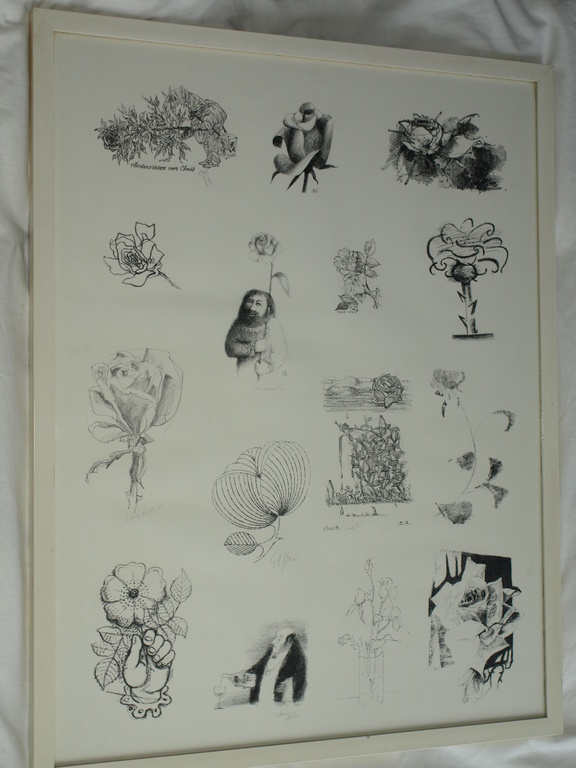 Peter Vos, Metten Koornstra, Paul Citroen, Dick Elffers ea.: Litho-De Roos –1970 verkocht voor € 50!