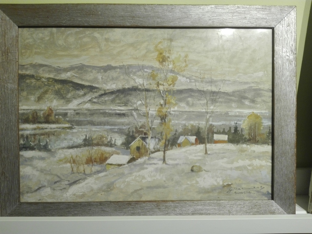 Roemers, Gerard: olieverf op doek, Sundsval Winterlandschap kopen? Bied vanaf 50!
