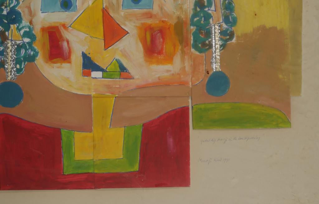 Meertje Kaal: Acryl op karton, Geduldig meisje in de woestijnoorlog - Ingelijst  kopen? Bied vanaf 1!