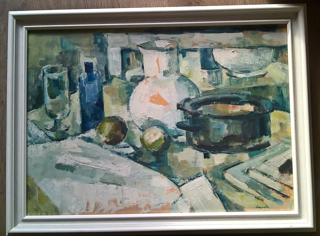 Lucas vd Pol, olieverf, stilleven kopen? Bied vanaf 100!