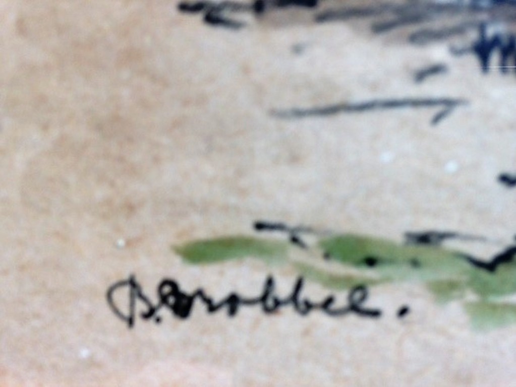 Bob Brobbel - Bob Brobbel (1907-1971) aquarel, Grote Markt Groningen kopen? Bied vanaf 35!