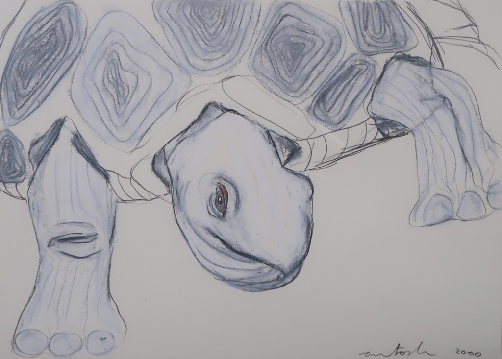 Anutosh: Potlood- en Krijttekening, Libidinal Soul - Ingelijst kopen? Bied vanaf 100!