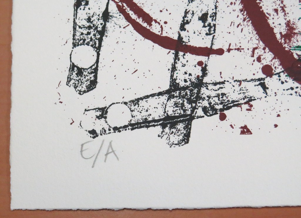 Arman: Zeefdruk, Melodie brossee I kopen? Bied vanaf 180!