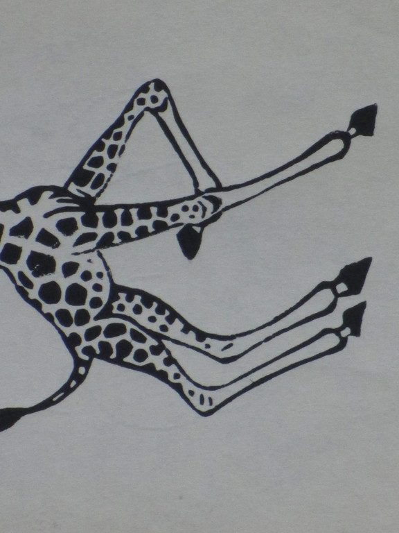 Pieter Pouwels, Giraffe, Houtsnede kopen? Bied vanaf 1!