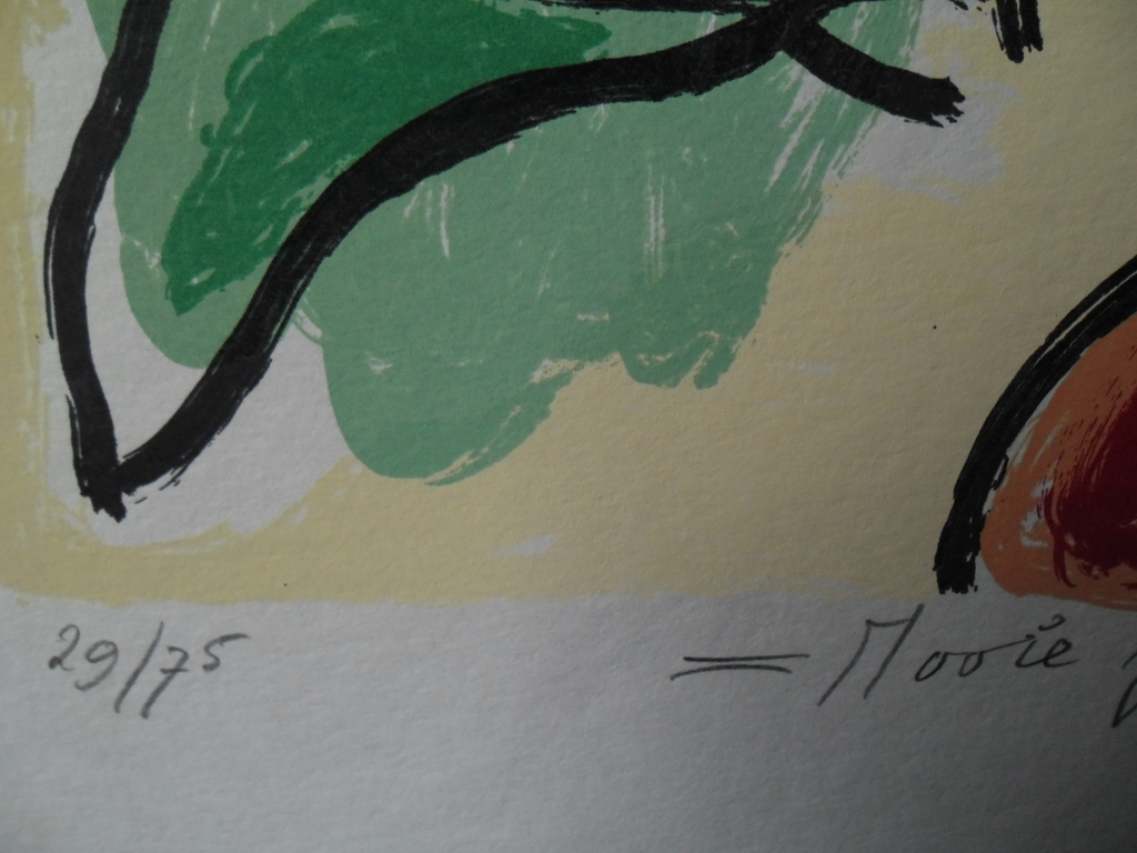   Titel : Mooie gedachten . Kleurrijke speelse zeefdruk. kopen? Bied vanaf 45!