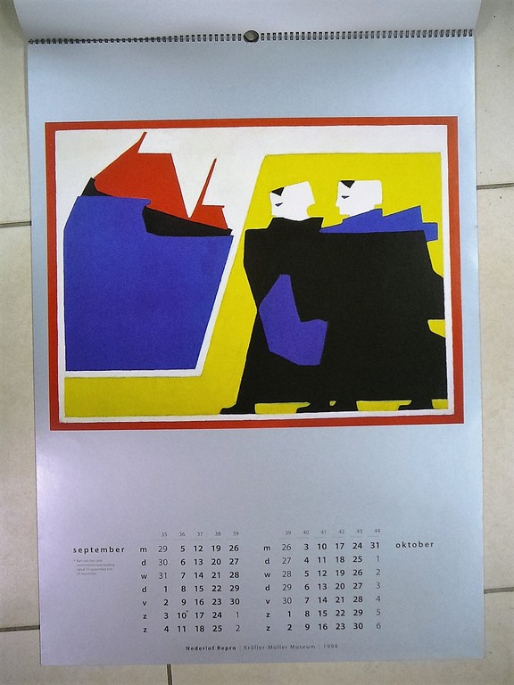 Bart van der Leck 1876 - 1958  Kalender uit 1994   kopen? Bied vanaf 50!