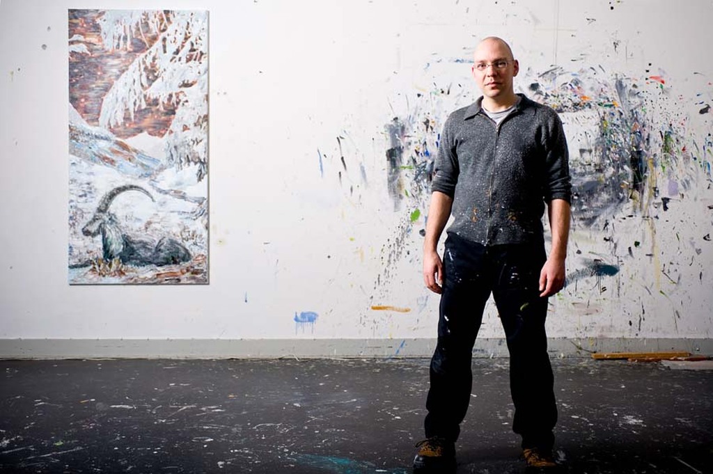 Hjalmar Riemersma - Elsighorn Vertikal, olieverf op doek (tweeluik, zeer groot) kopen? Bied vanaf 950!