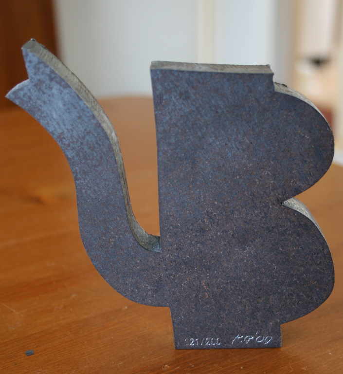 Klaas Gubbels, Stalen sculptuur,De ketel kopen? Bied vanaf 200!