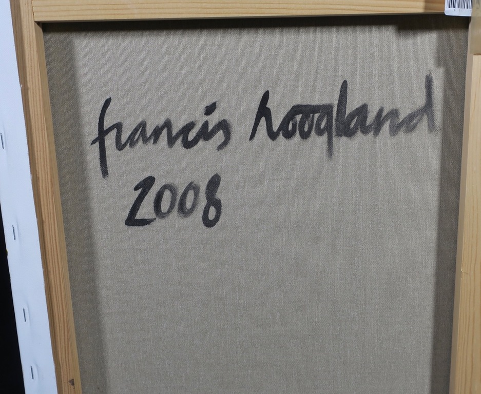 Francis Hoogland: Olieverf op doek, Z.T. (groen) kopen? Bied vanaf 150!