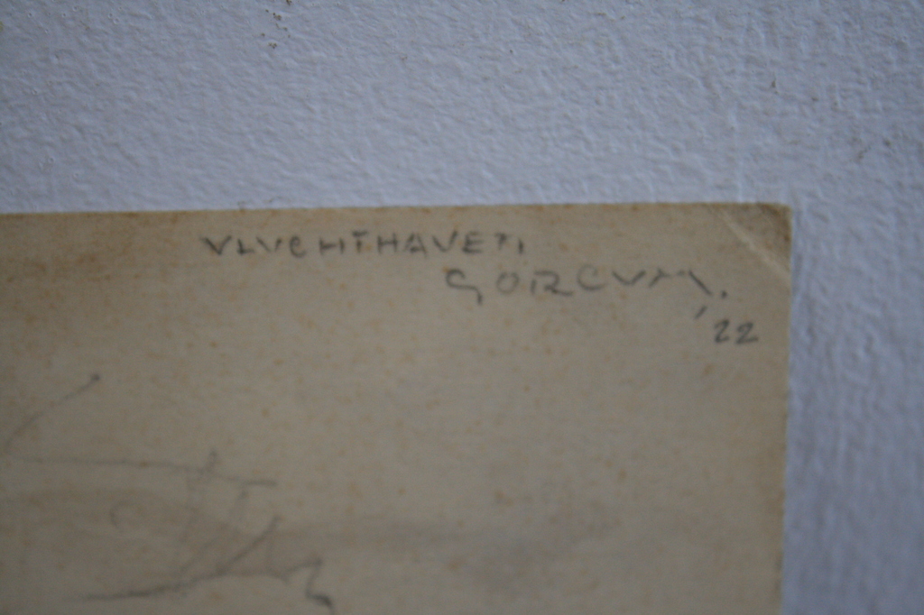 AD BEEKMANS TEKENING 1922 GORCUM aanleg HAVEN kopen? Bied vanaf 9!