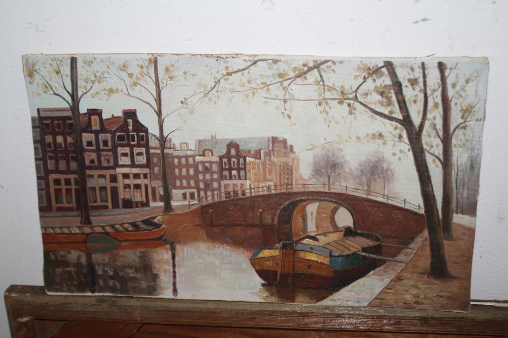 STADSGEZICHT AMSTERDAM  - JAN van RIEMERSDIJK kopen? Bied vanaf 1!