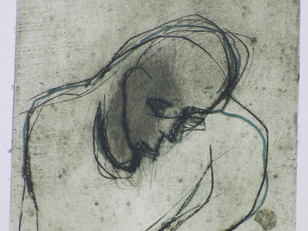 Krin Rinsema, Zittende figuur, Ets kopen? Bied vanaf 45!