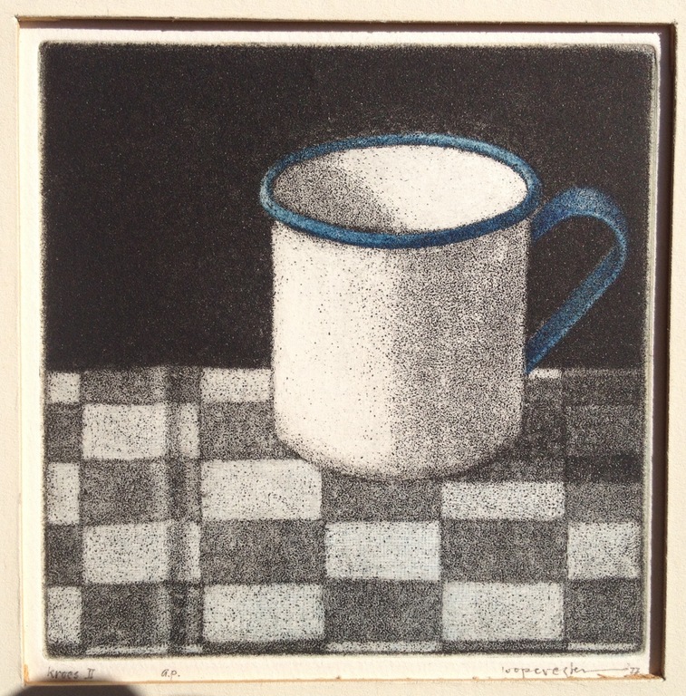 Joop Vegter, mezzotint, "Kroes II", 1986 kopen? Bied vanaf 29!
