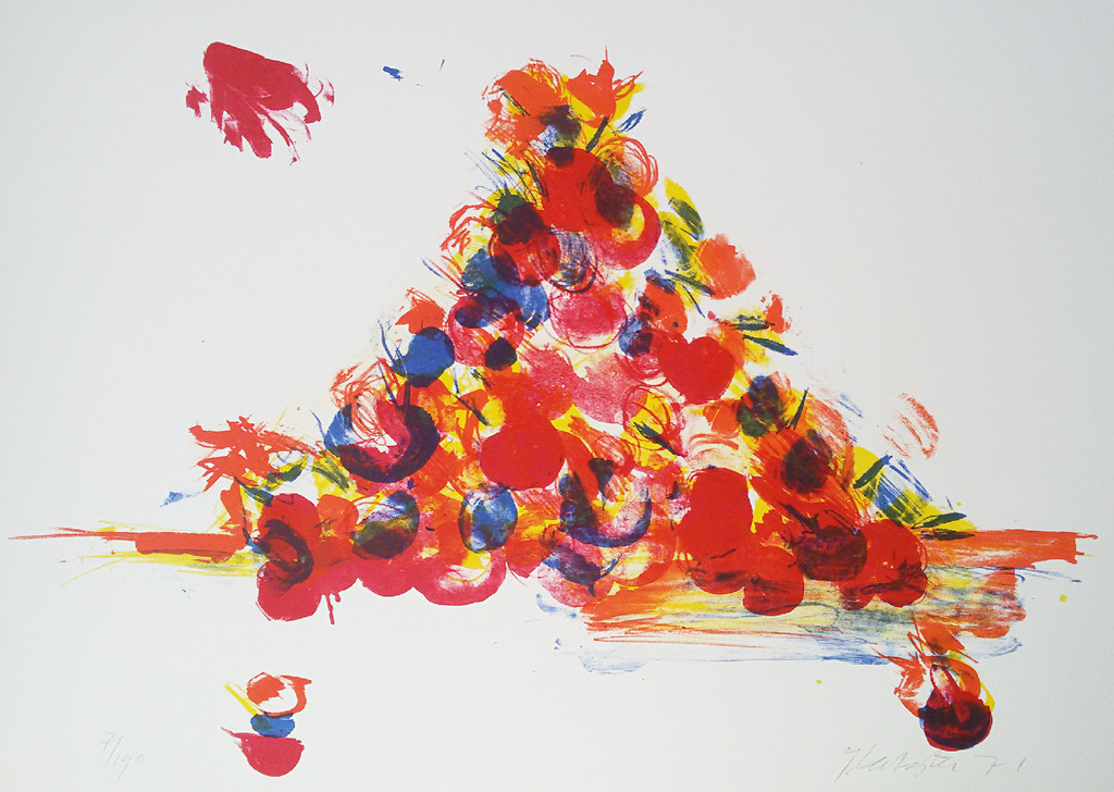 Ger Lataster - Stilleven (1971), litho verkocht voor € 95!