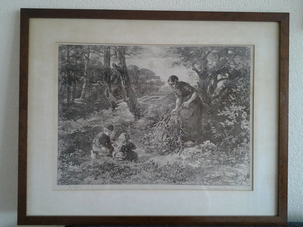 Edzard Willem Koning 1869-1954: Litho  kopen? Bied vanaf 125!