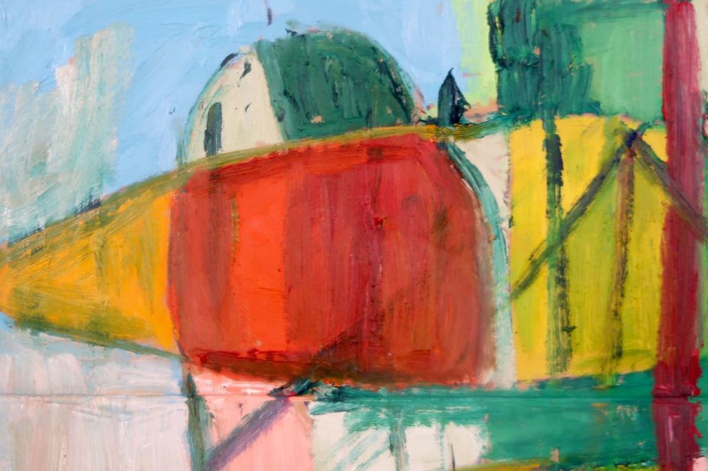 Meertje Kaal: Olieverf op karton, Boot op het Zwet bij Wormer - Ingelijst kopen? Bied vanaf 1!