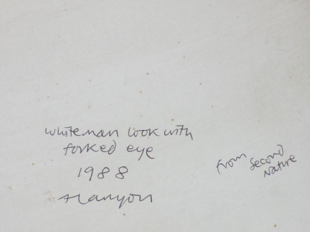 Second Nature School, White man look with forked eye, Litho kopen? Bied vanaf 1!