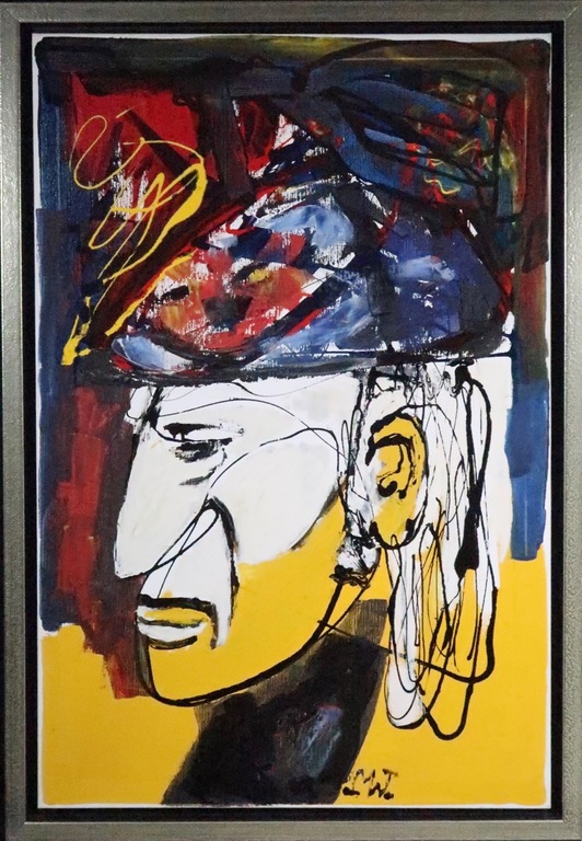 Martin van Wordragen: Olieverf op doek, Artistiekeling - Ingelijst (Groot) verkocht voor € 850!