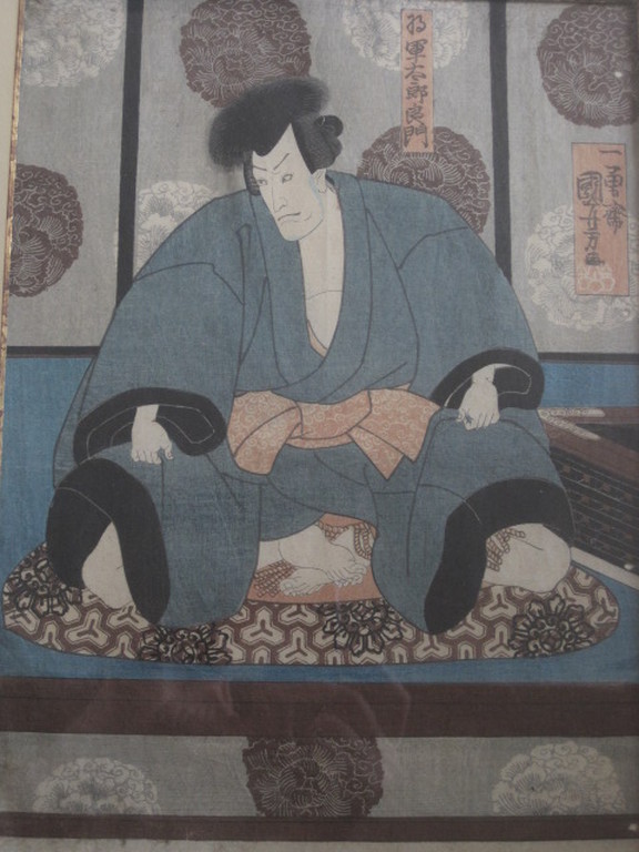 Japan Utagawa Kuniyoshi (1797-1861) houtsnede "Ichikawa Danjuro VIII"  kopen? Bied vanaf 1!