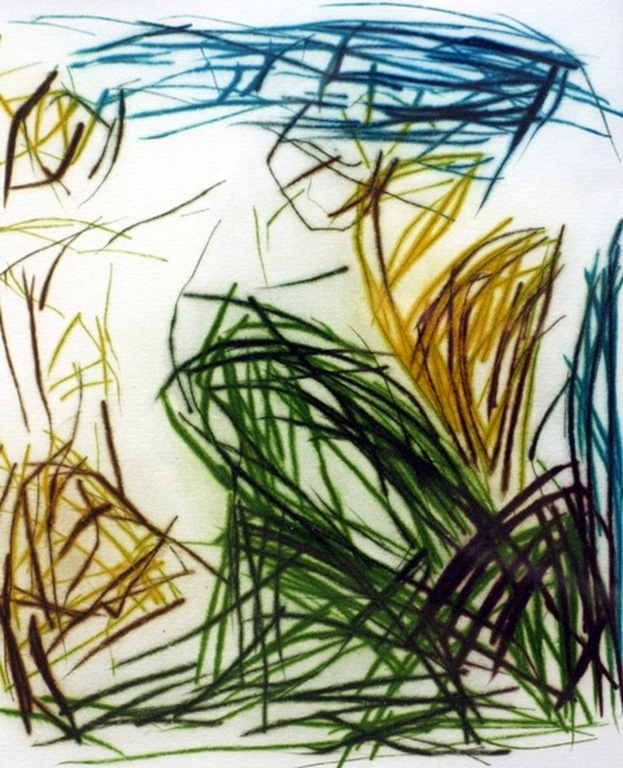 SIMON KOENE (Den Haag) - abstracte ets in perfecte staat (MOOI INGELIJST) kopen? Bied vanaf 60!