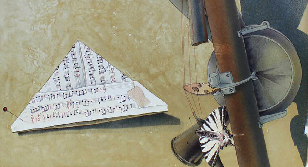 Ernst Hanke -Strohvioline- Prachtige Lithografie. Handgesigneerd/genummerd 1992  kopen? Bied vanaf 115!