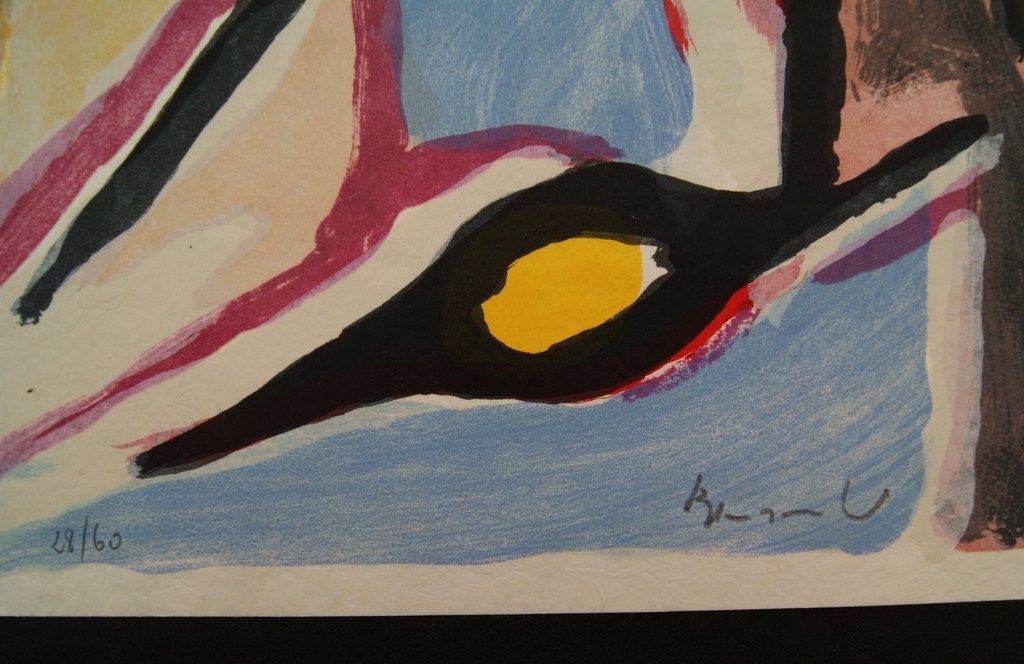 Bram van Velde litho op Japans papier uit 1978. kopen? Bied vanaf 425!