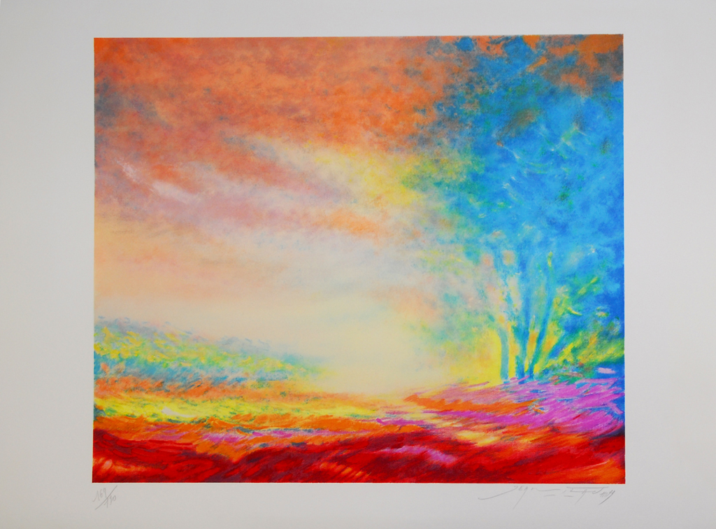 JEAN FERNAND -ALIZÉS, lithografie op handgeschept papier, handgesigneerd kopen? Bied vanaf 1!