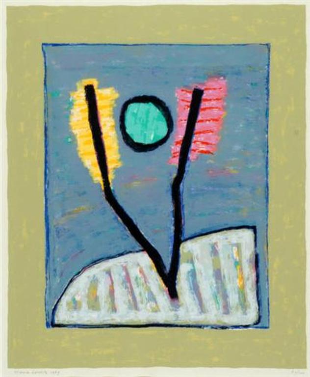 Harry gerritz, zeefdruk Aarzelende herfst uit 1989 in perfecte staat: 14/100 verkocht voor € 75!