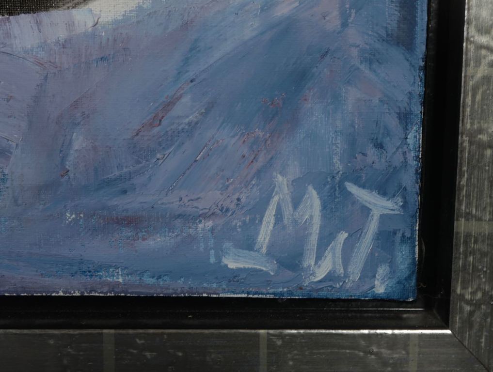 Martin van Wordragen: Olieverf op doek, Luchtgevecht - Ingelijst kopen? Bied vanaf 750!