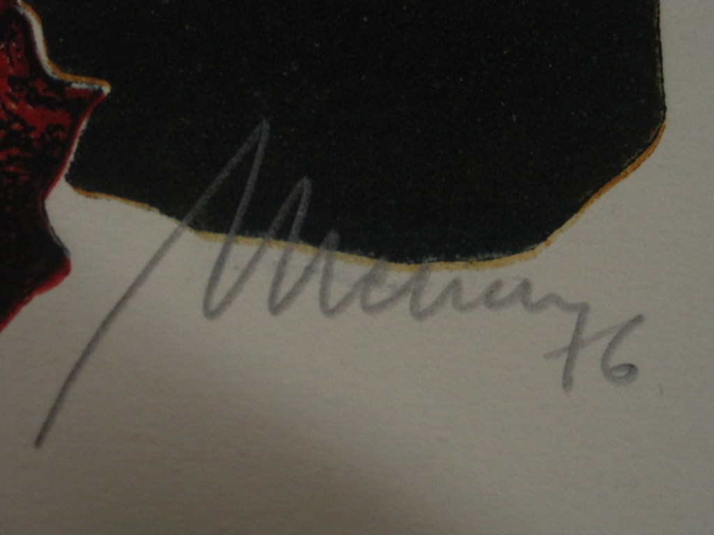 Originele gesignerde Litho van Spaans Hollandse graficus Manuel Menan 1946-1994  kopen? Bied vanaf 1!