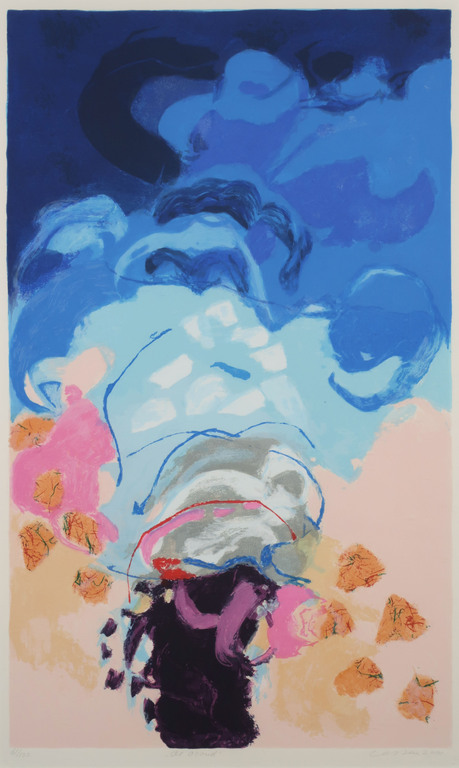 Henk van Vessem: Zeefdruk, De avond - Ingelijst kopen? Bied vanaf 60!