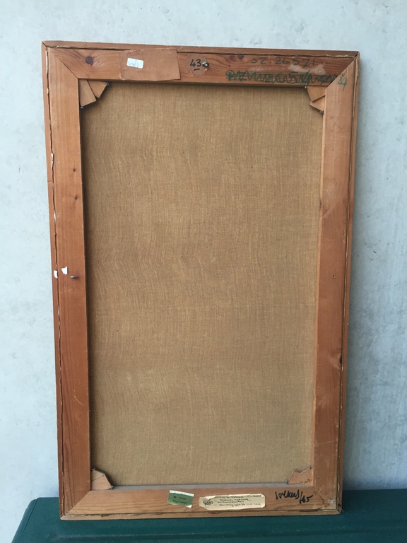 Meinert Volkers - Olieverf op doek 1965 - Stilleven met fruit en campanula’s kopen? Bied vanaf 1!