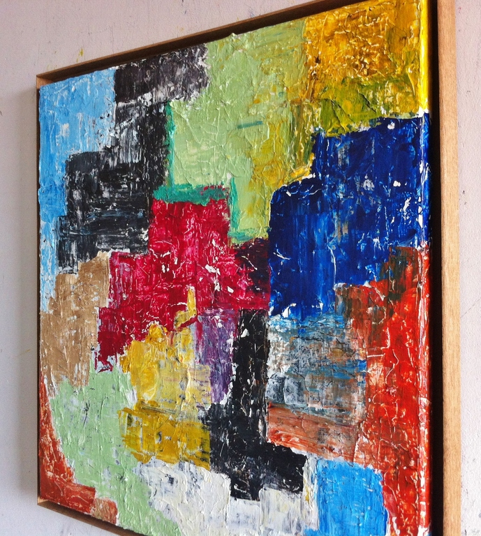 "Full Colored......." John Foppen- olieverf/acrylics-ingelijst-gesigneerd. kopen? Bied vanaf 125!