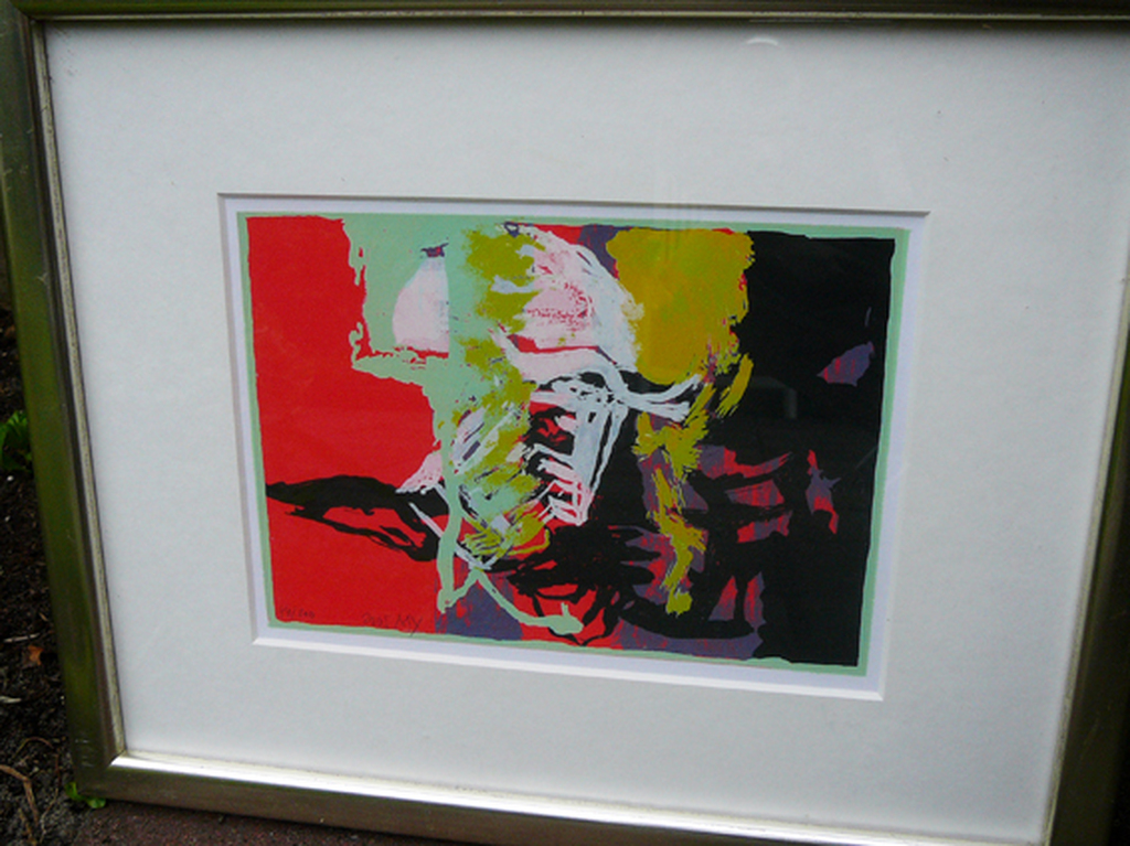 Miguel Ybanez: Compositie 2005 -zeefdruk- verkocht voor € 40!