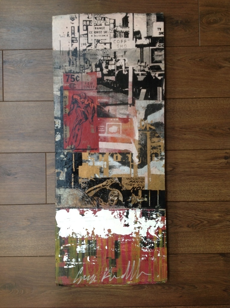 George Heidweiller, origineel op dik karton, cityscape kopen? Bied vanaf 250!