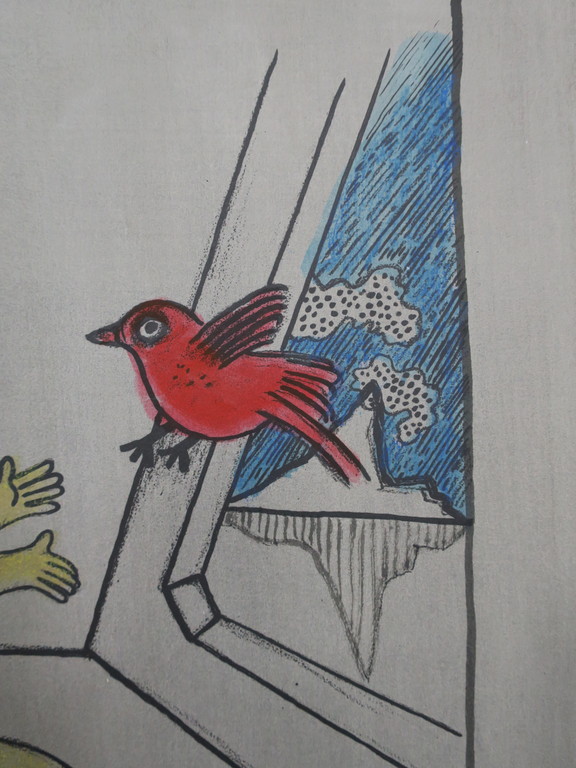 Corneille: Handgekleurde litho (uniek), Memoire de Japon kopen? Bied vanaf 950!