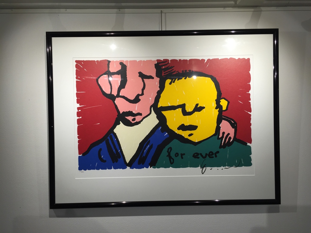 HERMAN BROOD  originele zeefdruk/ litho   Titel: For Ever kopen? Bied vanaf 1!