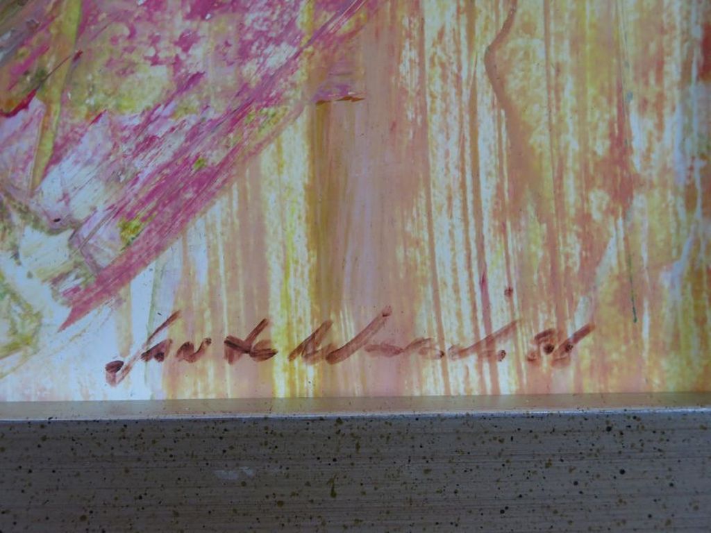 Jan te Wierik: Olieverf, Zonder titel - Ingelijst kopen? Bied vanaf 600!