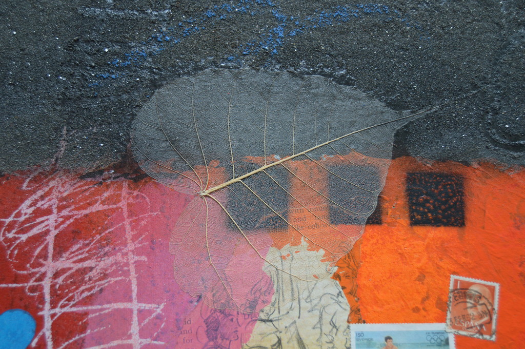 Theo Koster: Zeefdruk en collage - Hindustan - gesigneerd kopen? Bied vanaf 40!