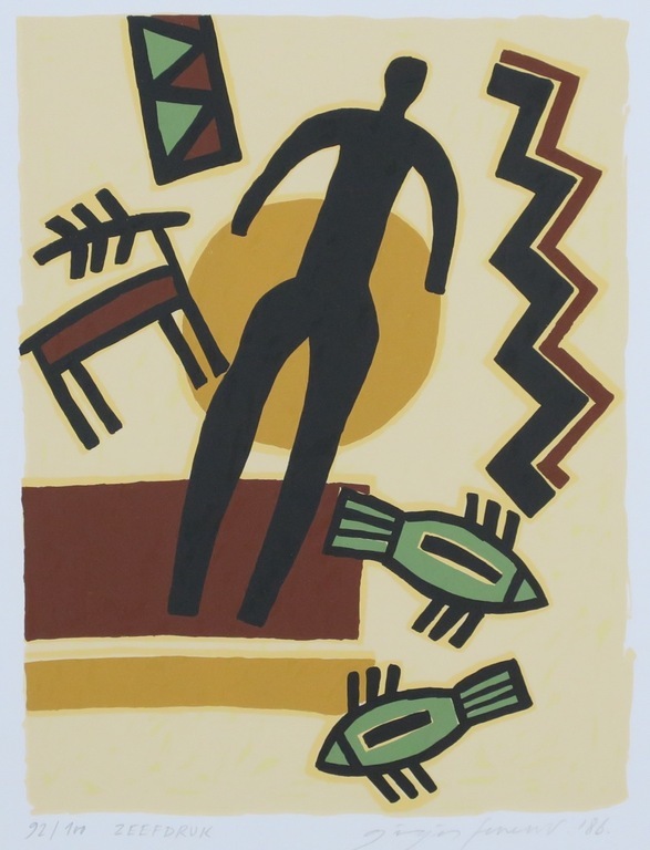 Ferenc Gogos: Zeefdruk, Zonder titel kopen? Bied vanaf 1!