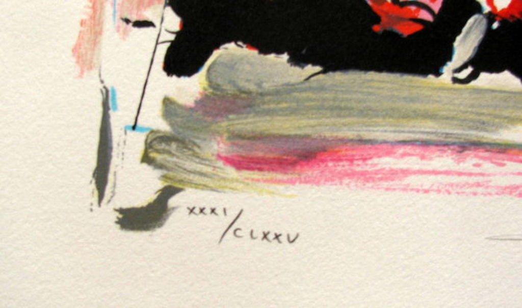 VICTOR HASCH  Kleurenlitho  L,ESPAGNOLE  Handgesigneerd kopen? Bied vanaf 40!